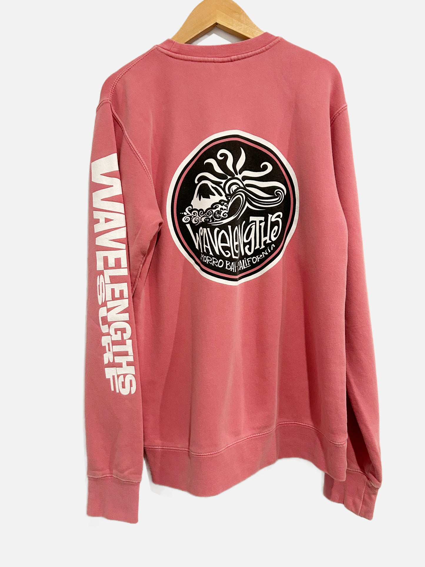 Independent Trading Company Pink Wavelength Sweatshirt - XS