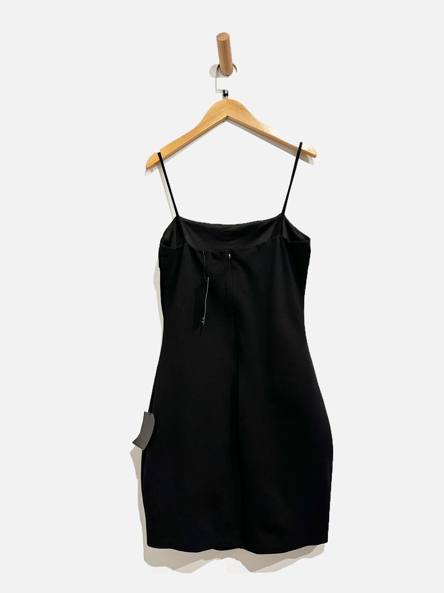 Lulus Flaunt It Black Sleeveless Bodycon Mini Dress- Medium