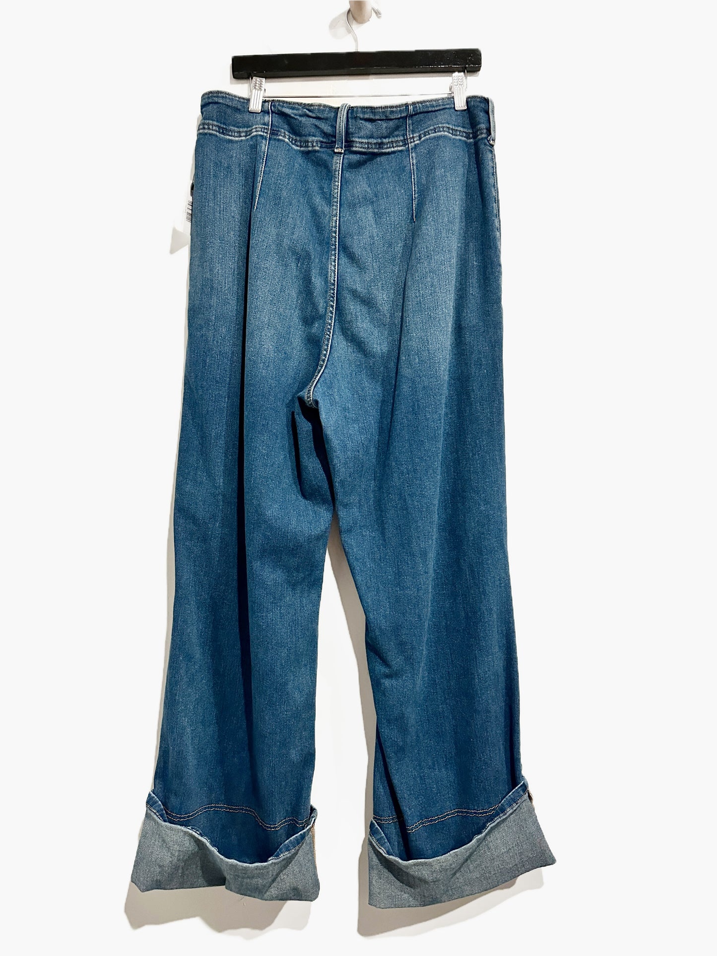 Anthropologie Pilcro Cuffed Wide Leg Jeans - 34T