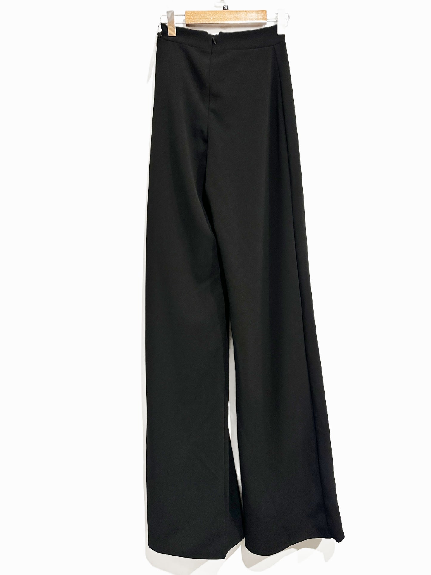 Lulus Only Tonight Black Two-Piece Wide Leg Pant Set - XS