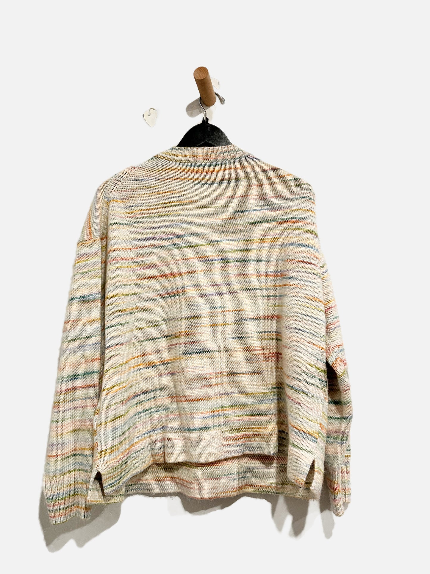J Crew Rainbow Stripe Sweater - Large