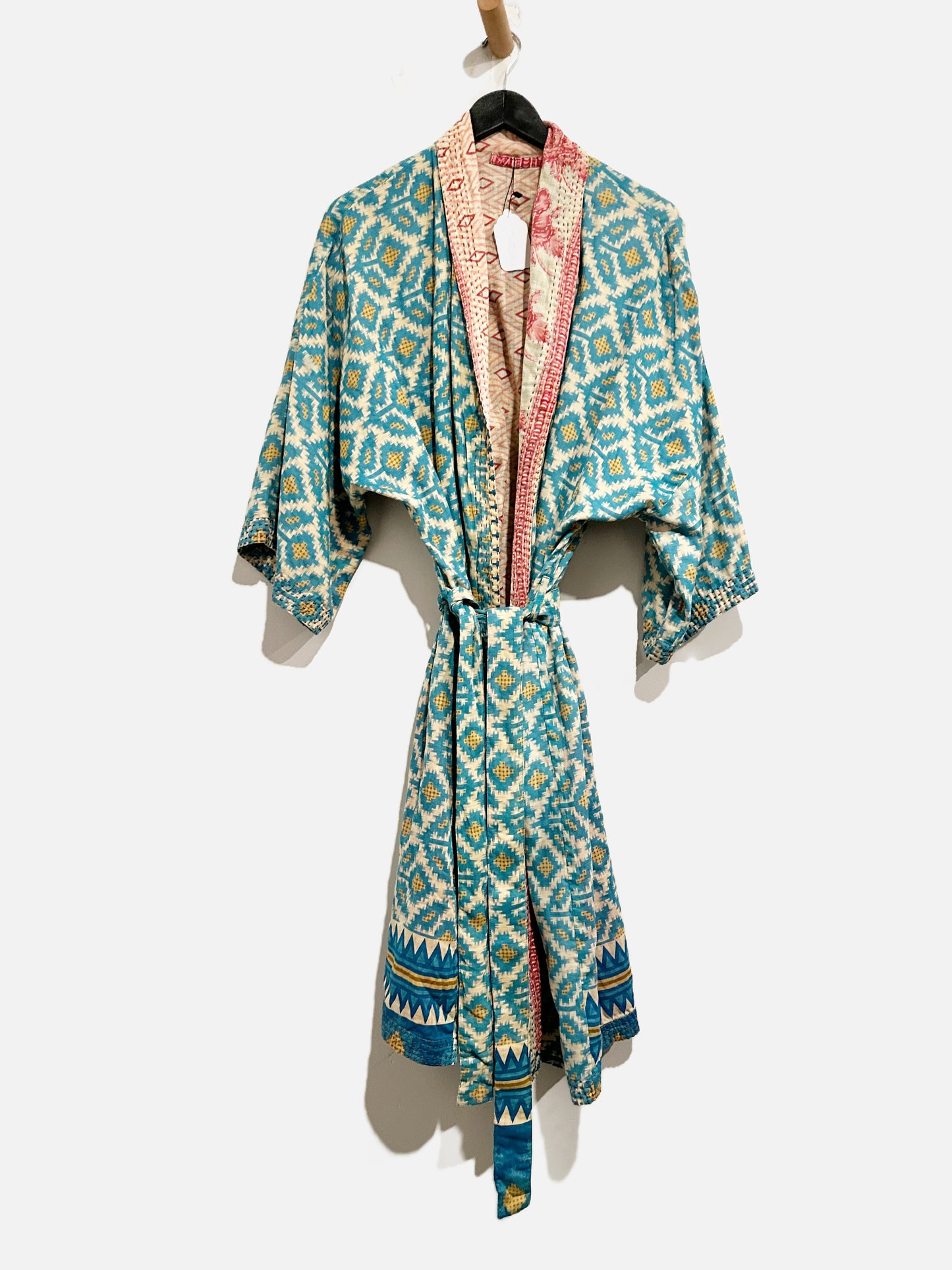 Serrv International Blue Quilted Duster - 0S