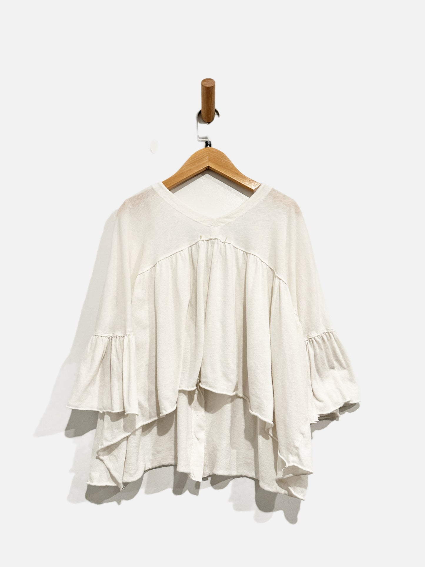Free People Sweet Little Tee in Ivory - Medium