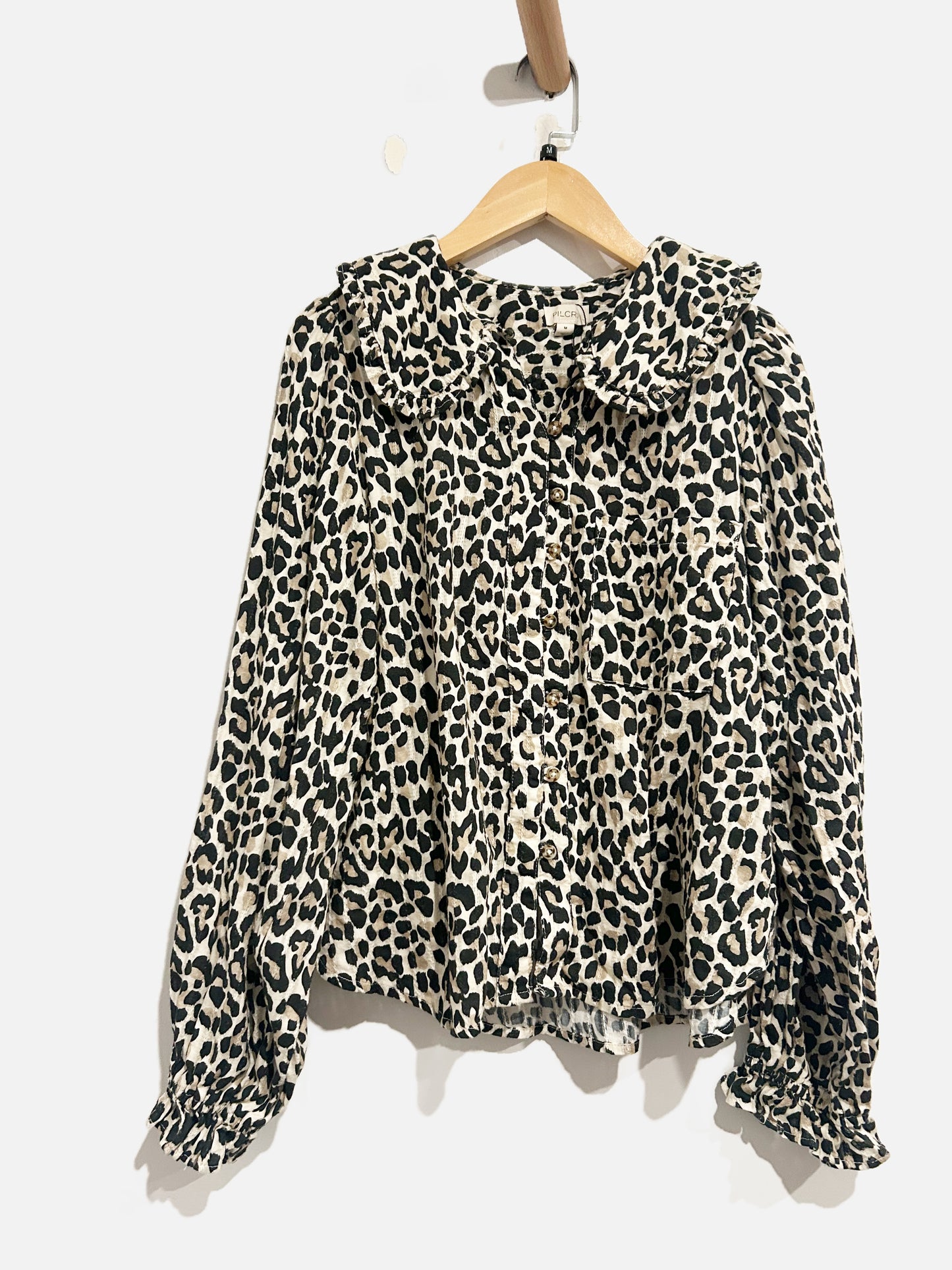 Pilcro Leopard Print Blouse - Medium