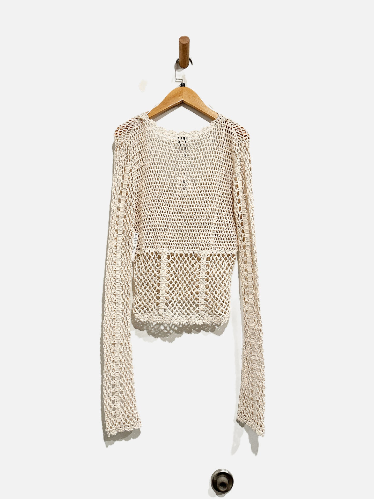 LA Hearts NWT Crochet V Neck Sweater - Small