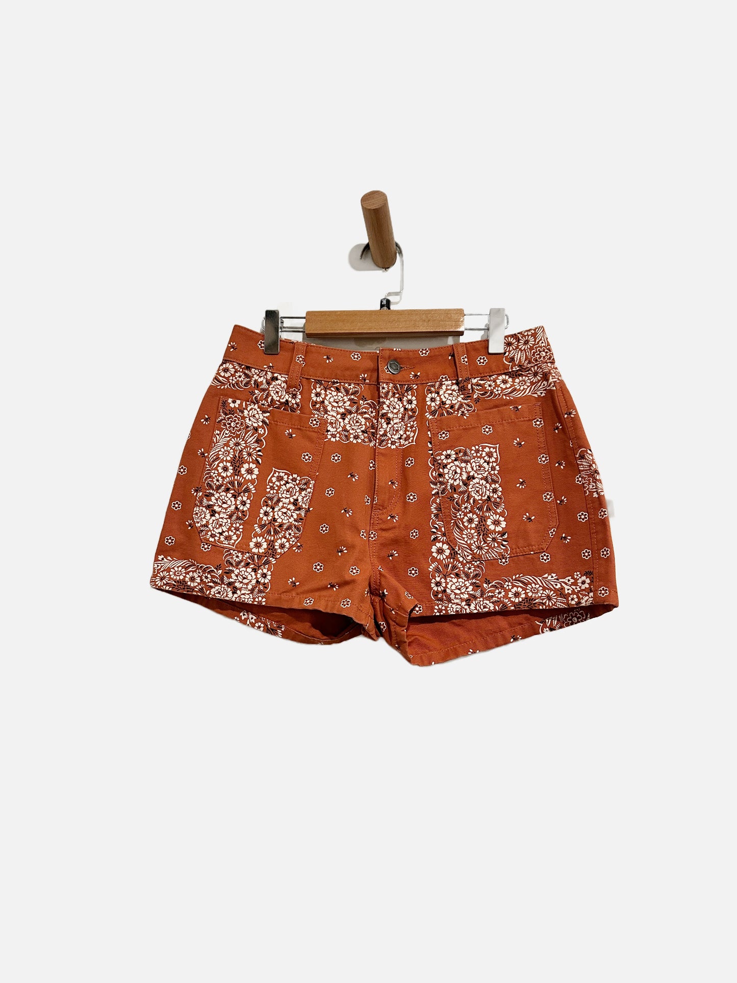 RVCA Brown Floral Shorts - 26