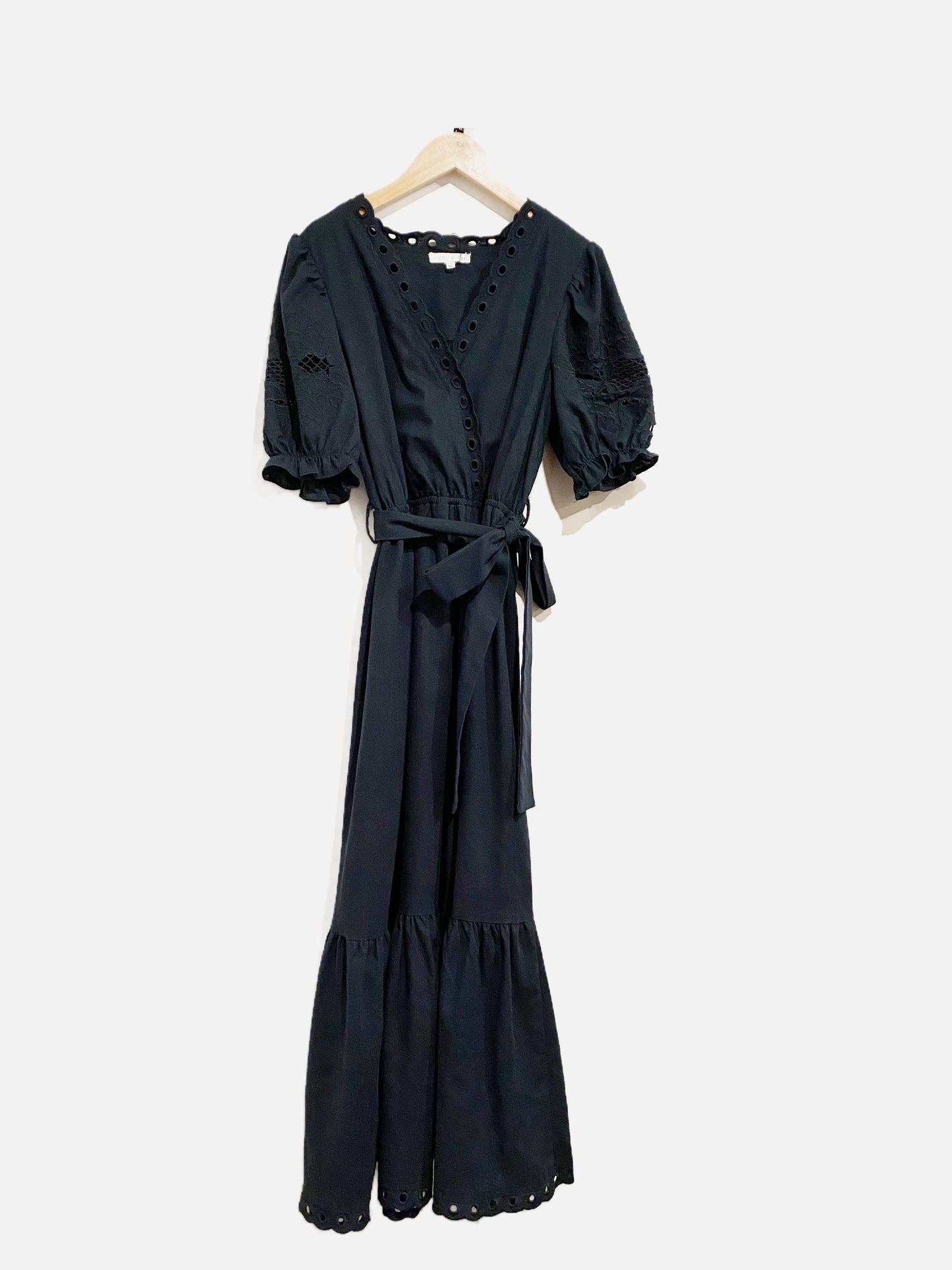 Moon River Eyelet Midi Dress - Small