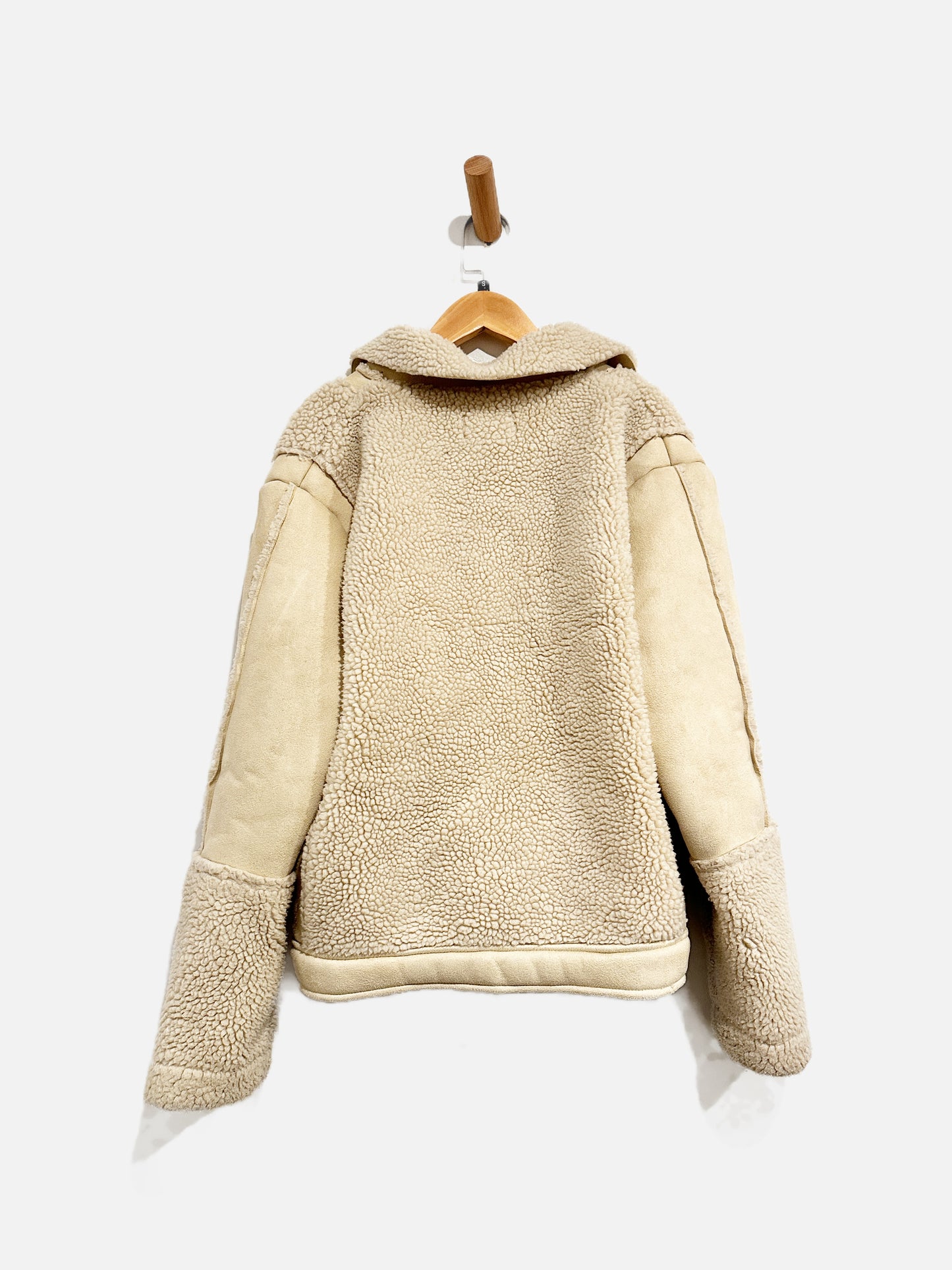 For The Republic Cream Sherpa Jacket - Small