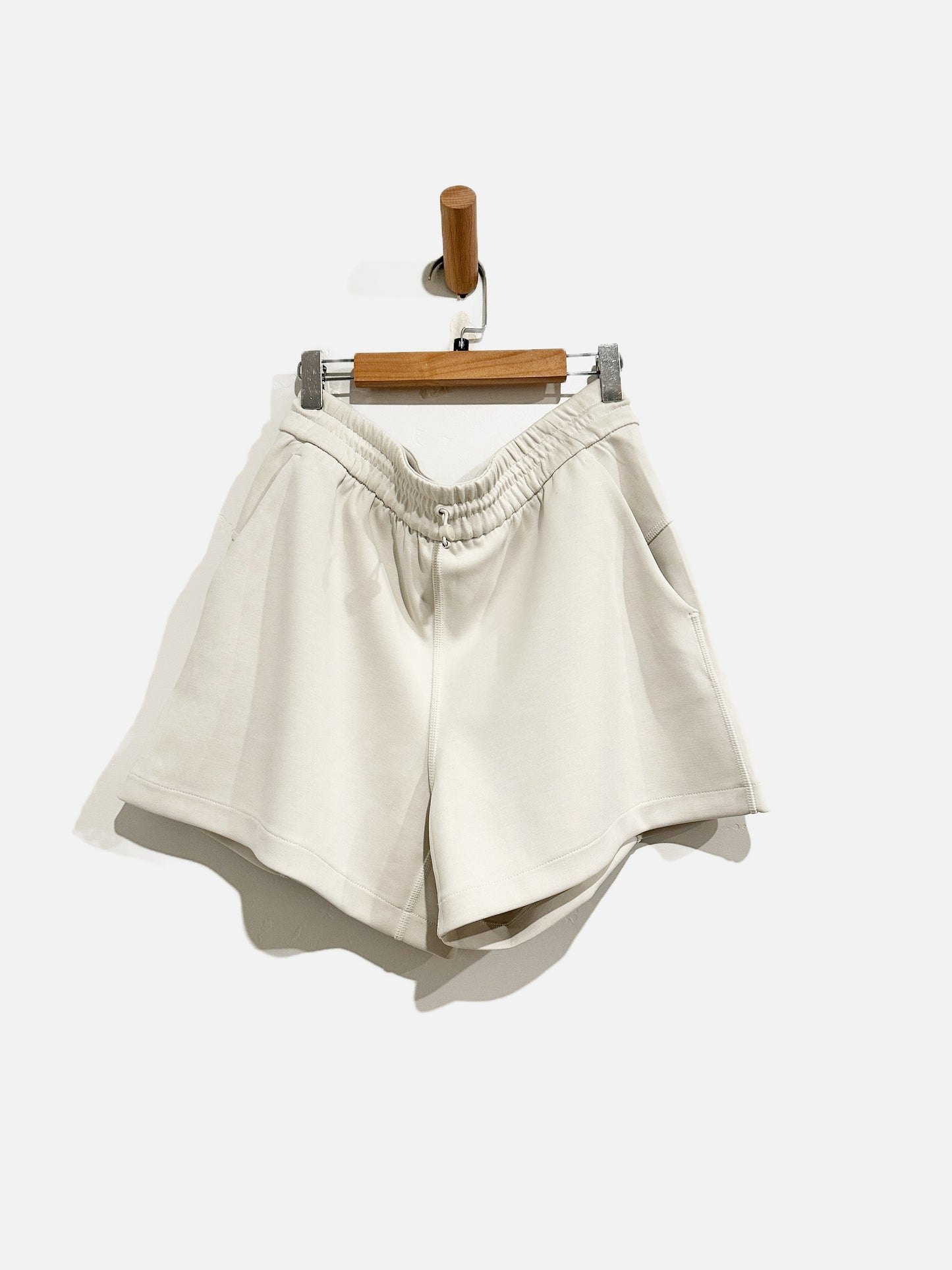 Lululemon Softstreme High Rise White Shorts - 8