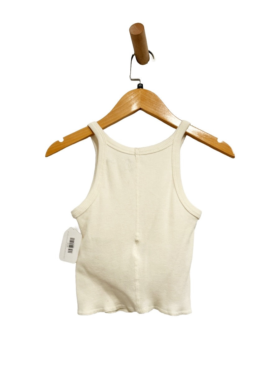 Urban Outfitters White “Not Yours” Cherry Tank - XS