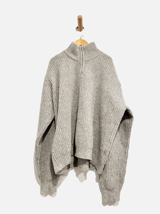 Brandy Melville Gray Cableknit Pullover