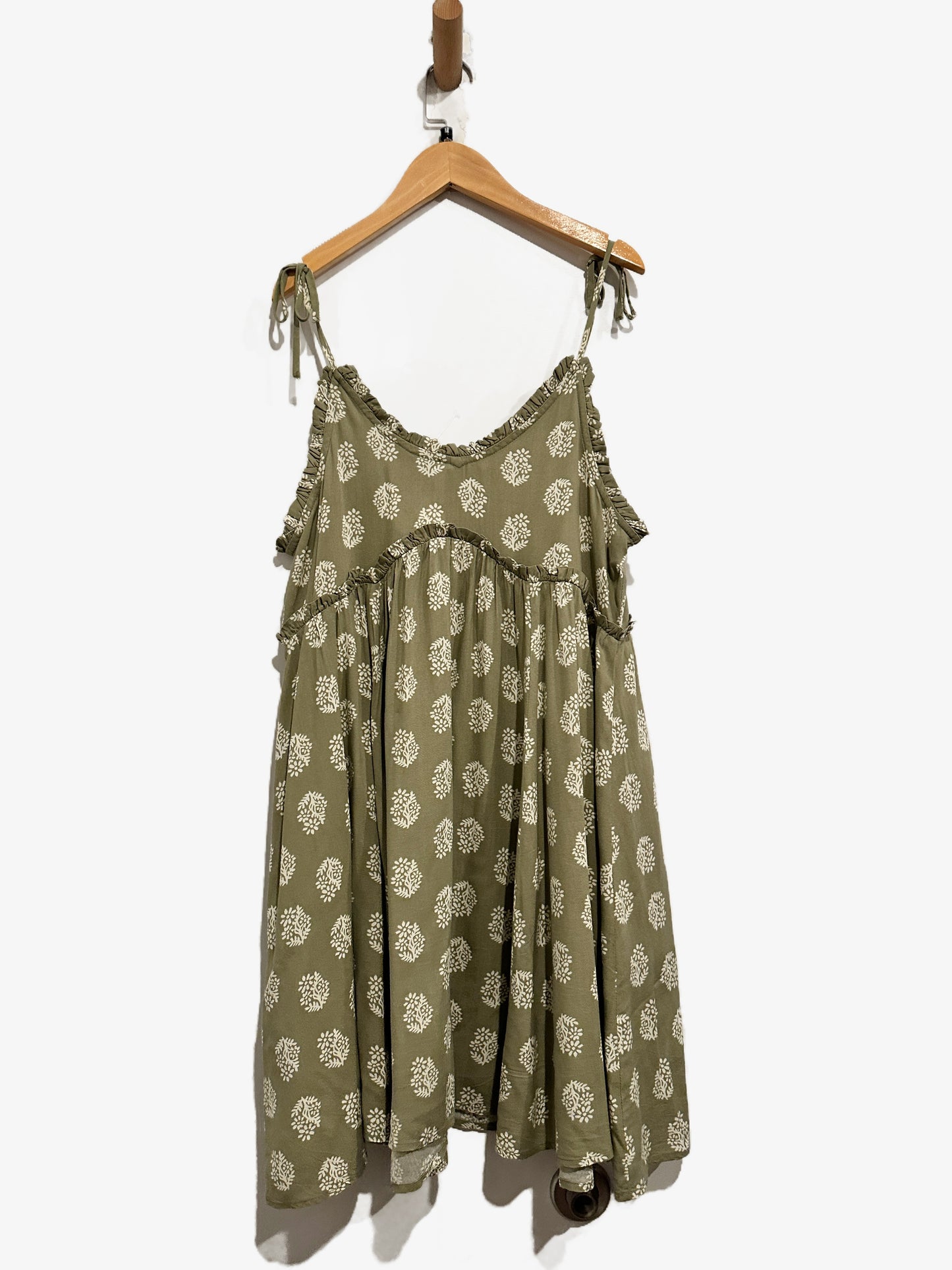 Patrons of Peace Malibu Dress in Sage - Medium