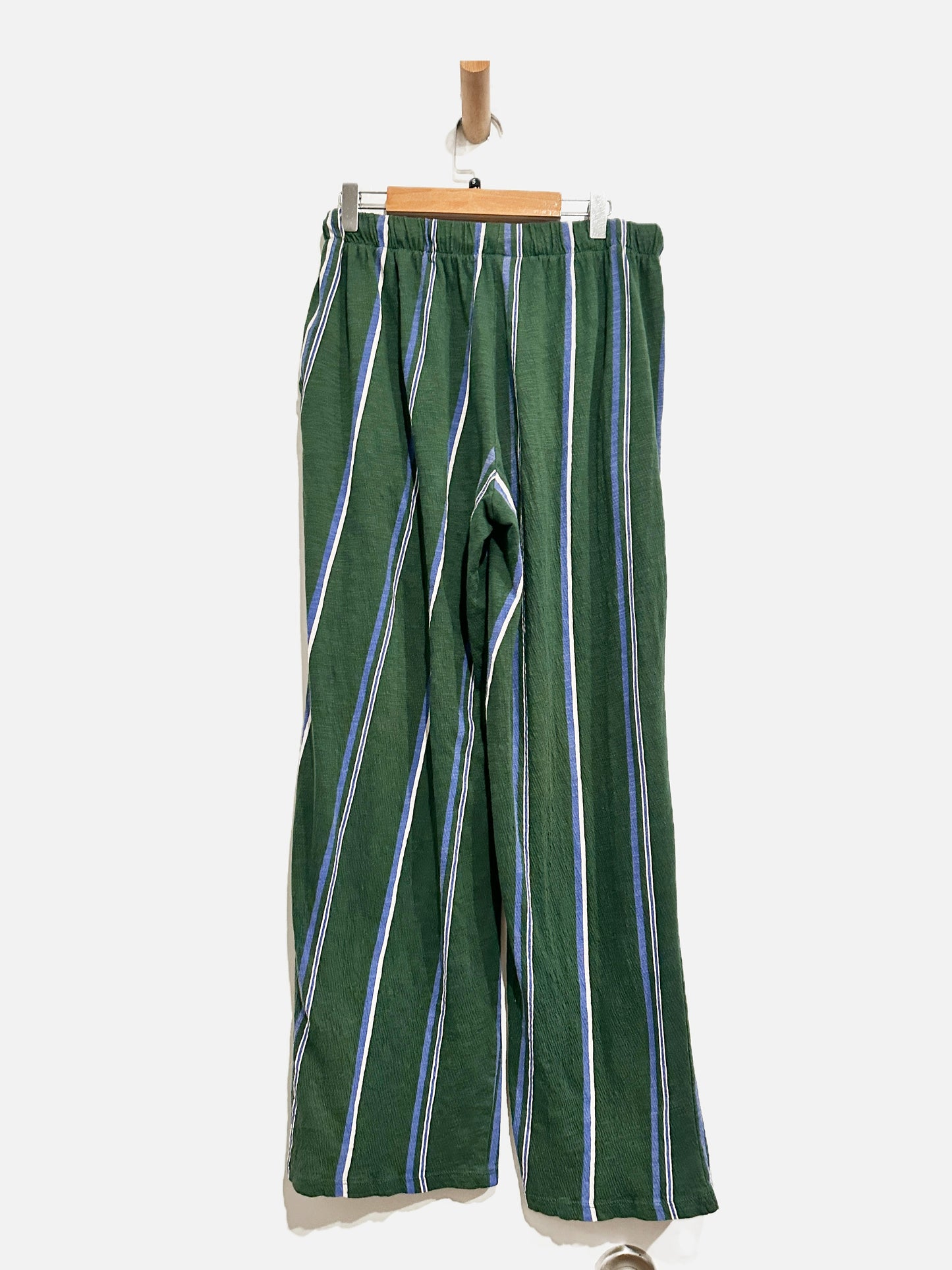 Urban Outfitters Green Stripe Pants - Small