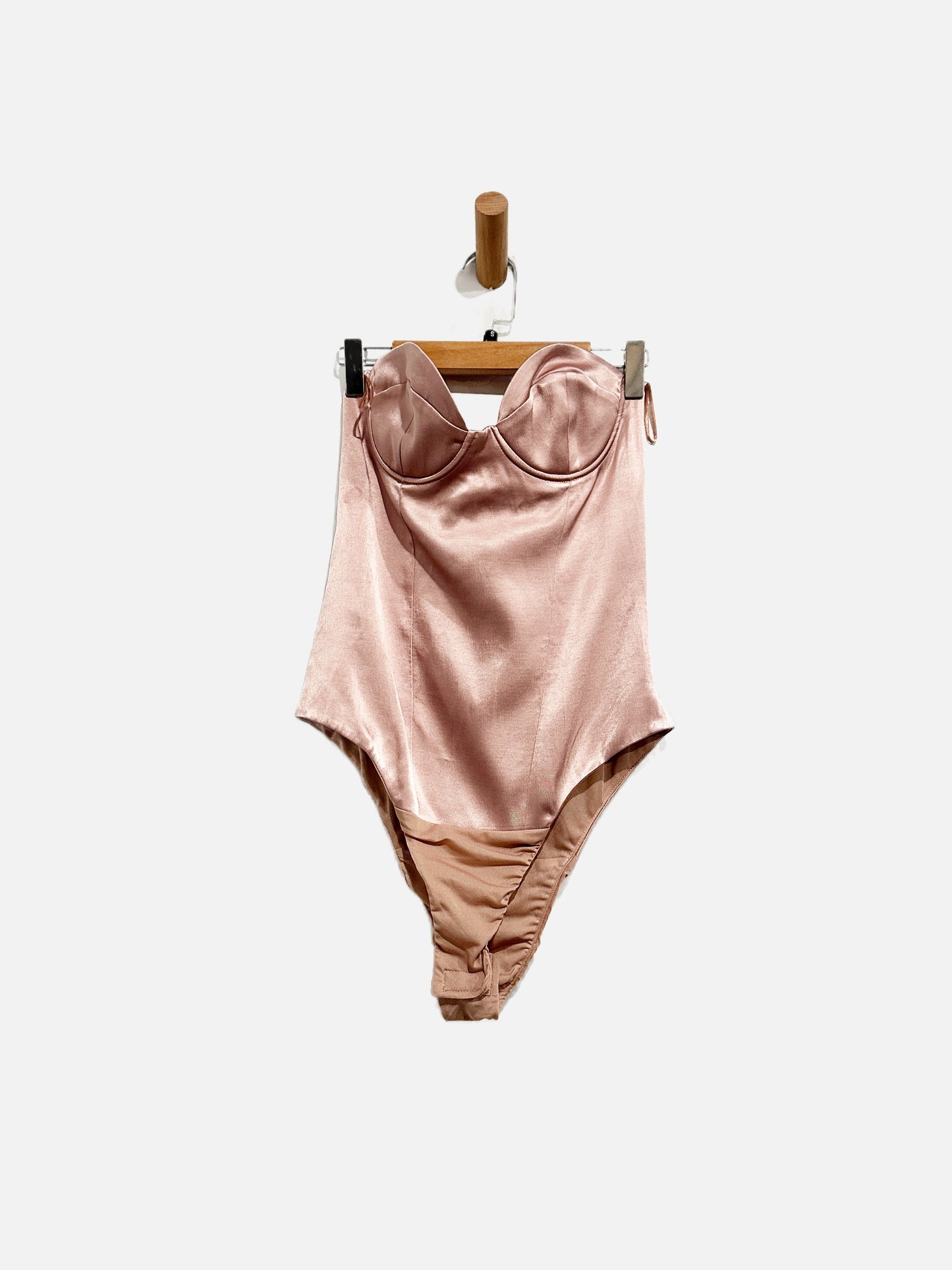 Zara Mauve Bustier Bodysuit - Small