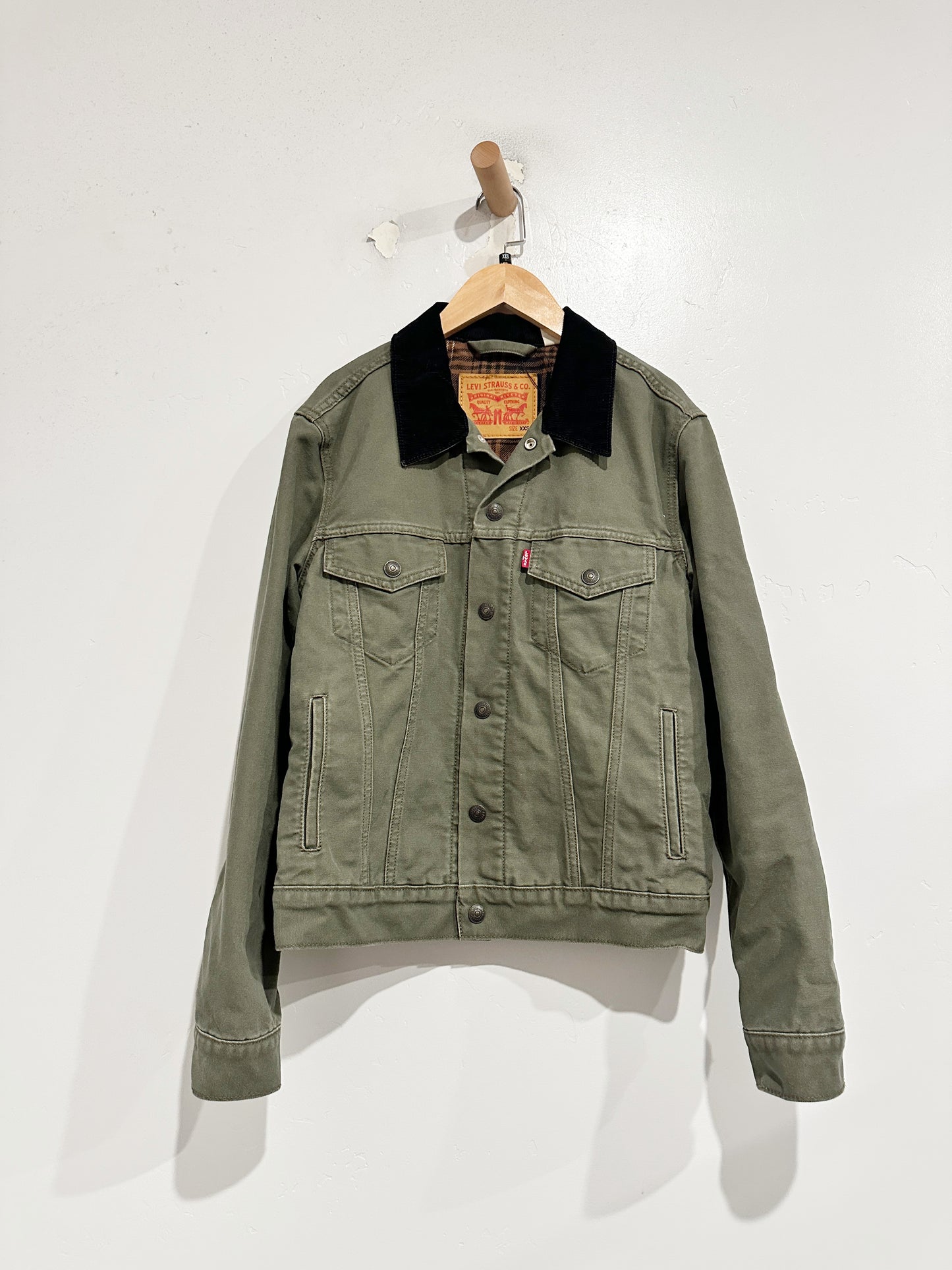 Levi’s Men’s Green Trucker Jacket - XXS