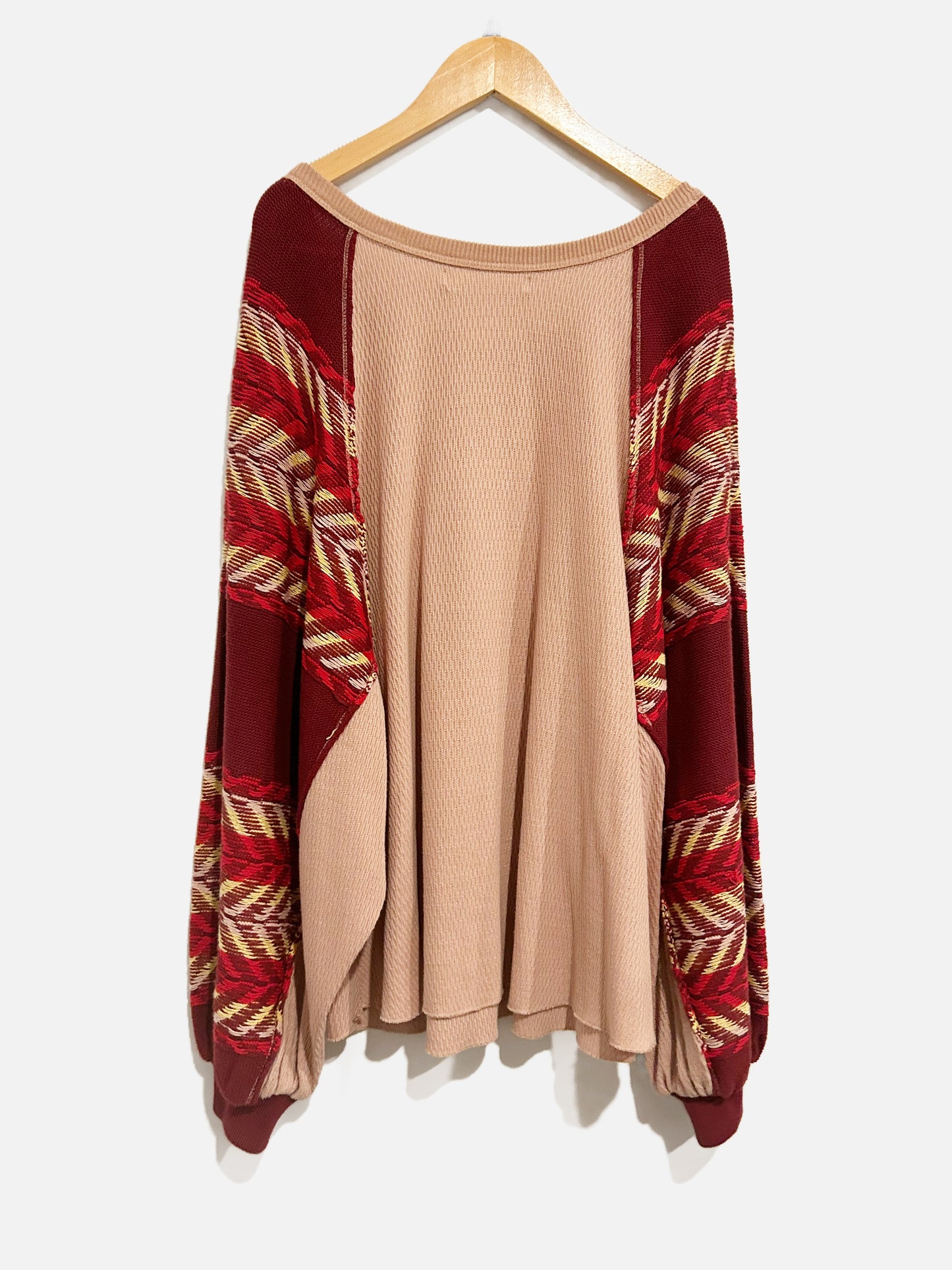 Free People Rainbow Dreams Knit Top - Small