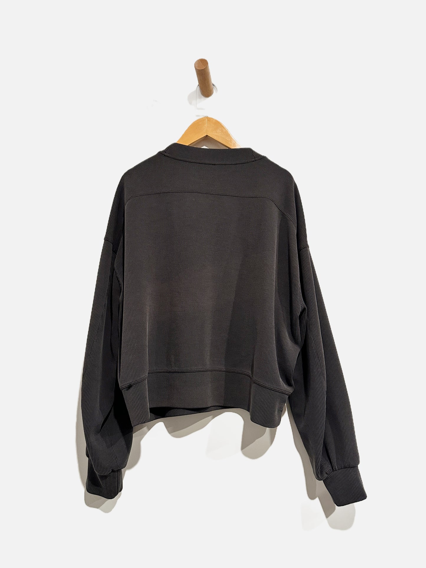 Lululemon Ribbed Softstreme Perfectly Oversized Cropped Crew - 6