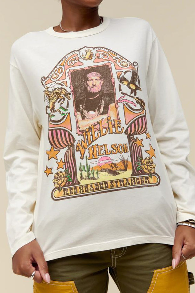 Daydreamer Cream Willie Nelson LS - Large