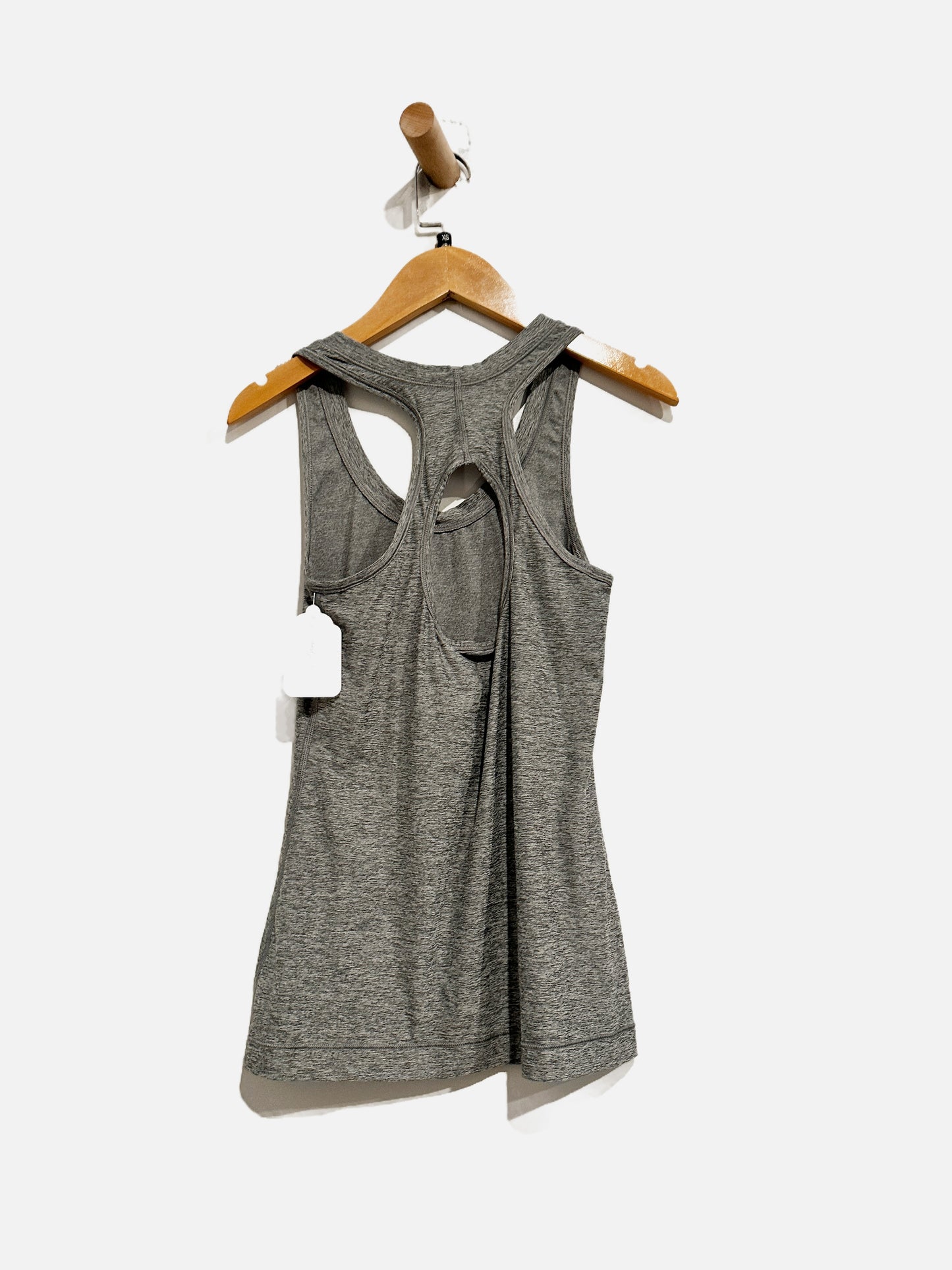 Athleta Gray Nitro Cutout Racerback Tank - XXS