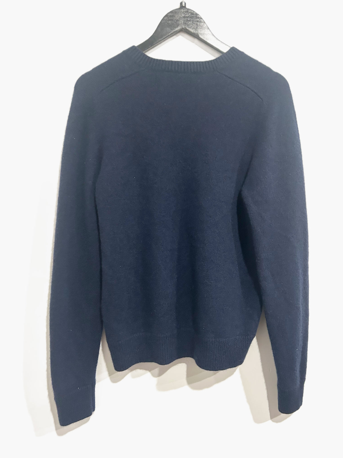 Ezra Fitch Y2K Navy Cashmere Sweater - Medium