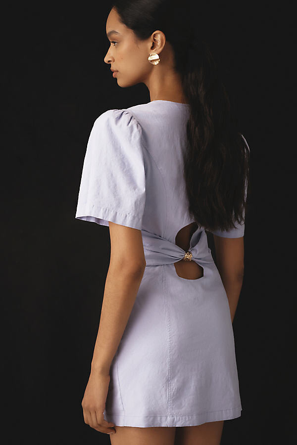Anthropologie NWT Purple Linen Dress - XL
