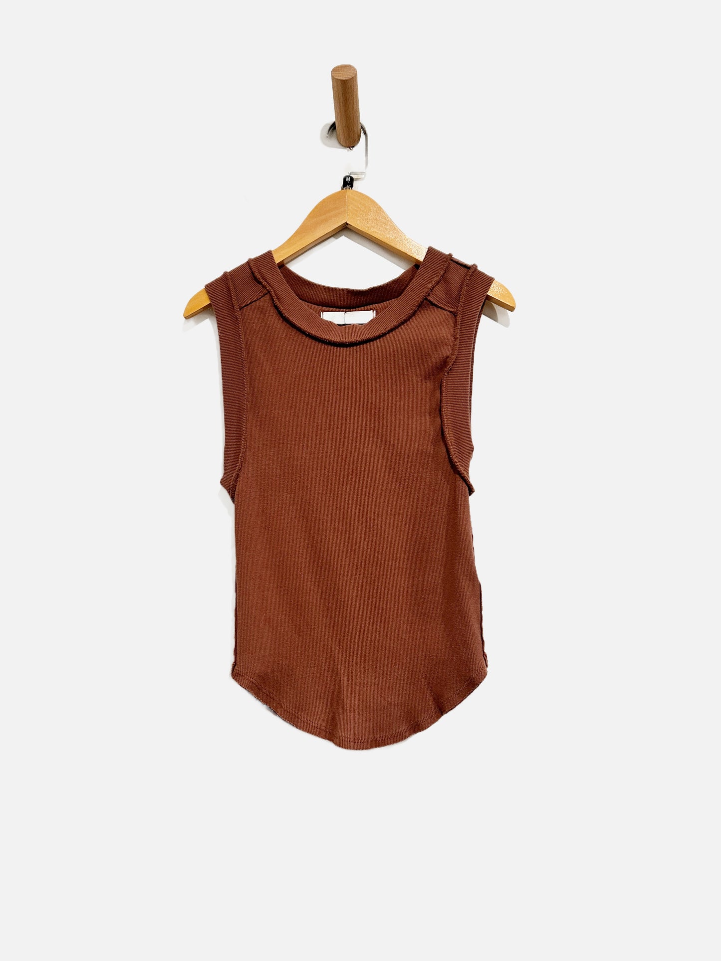 Free People Kate Tee in Brown - Medium