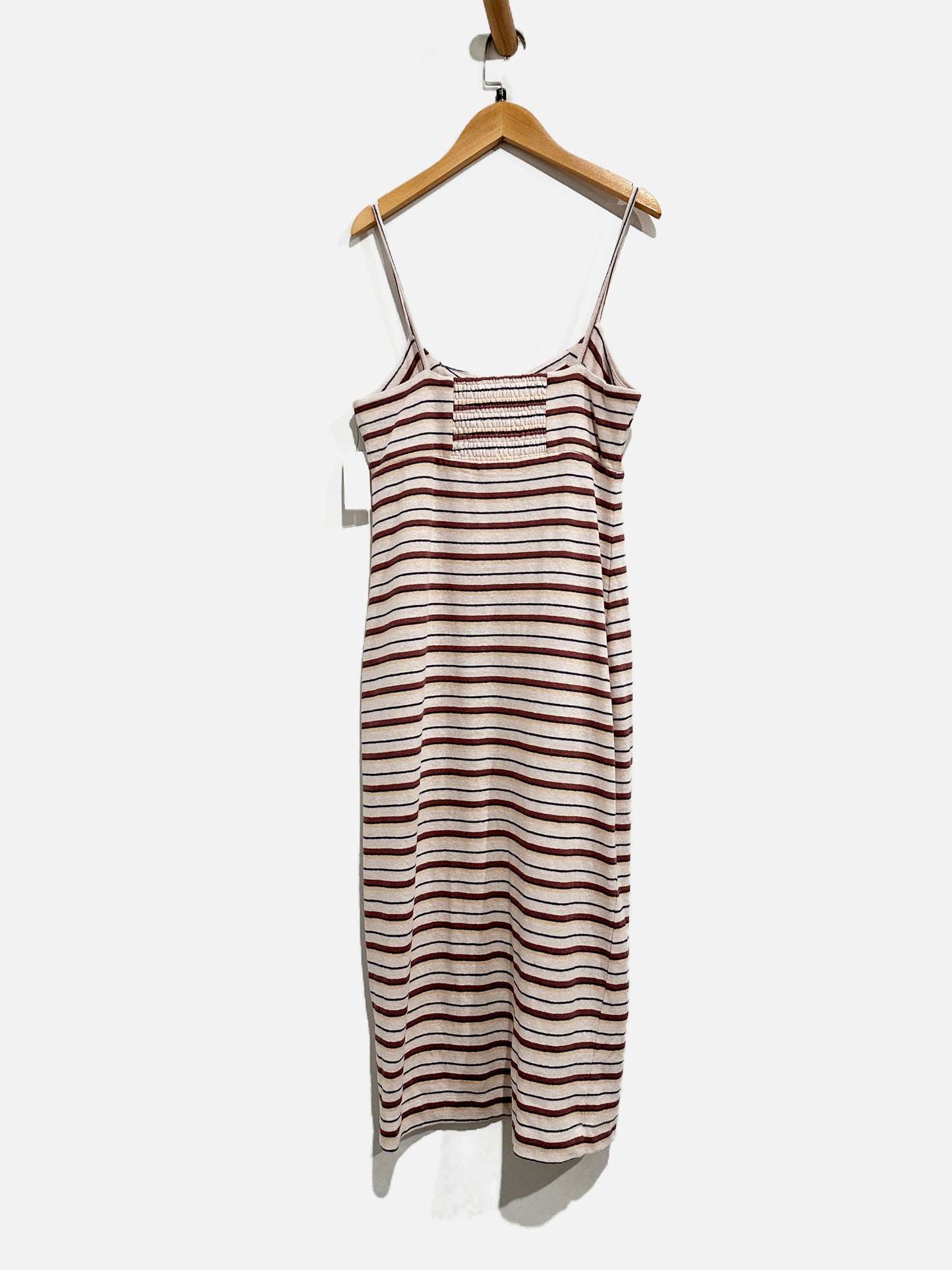 Soft Joie NWT Beige Stripped Midi Dress- Small