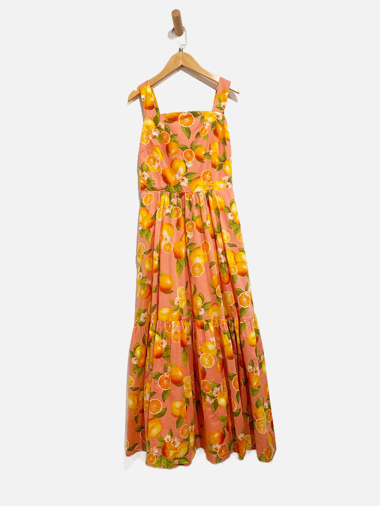 Talbots Pink Lemon Maxi Dress - 10P