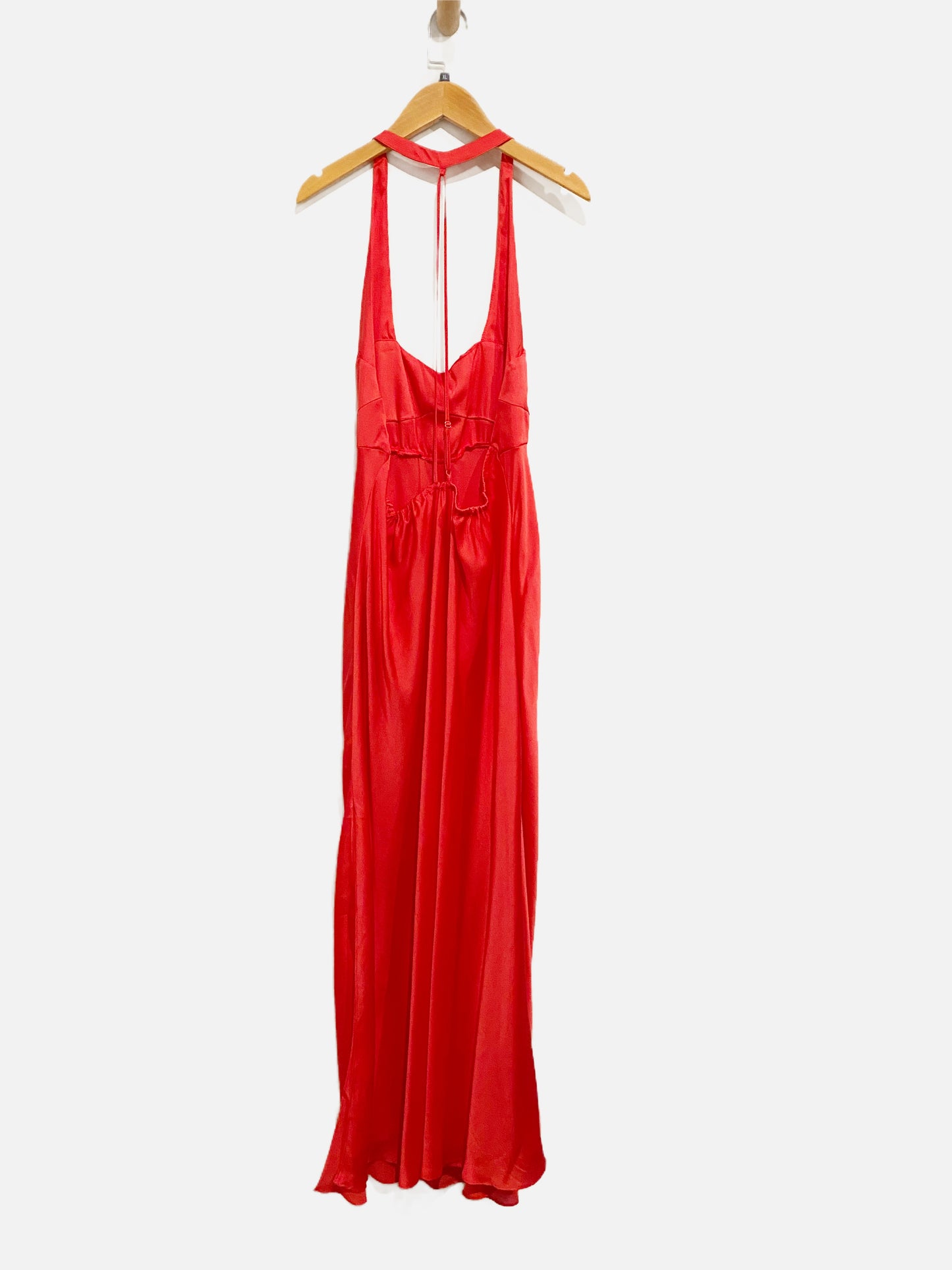 Free People NWT Intimately Happy Hour Pink Satin Midi Dress - XL
