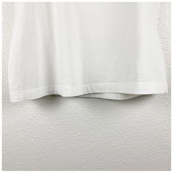 La Vie Rebecca Taylor Clean Jersey Tee In Milk Size Large