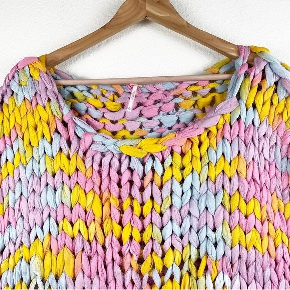 Free People Cosmic Colors Vest Size XL