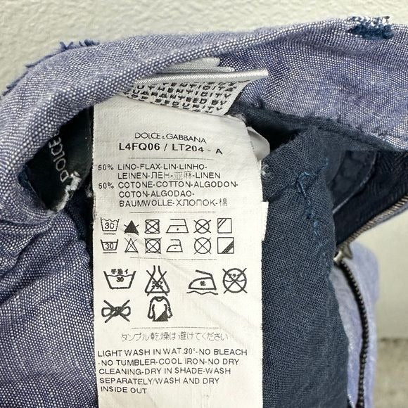 Dolce & Gabbana Kids Chambray Shorts Size 4