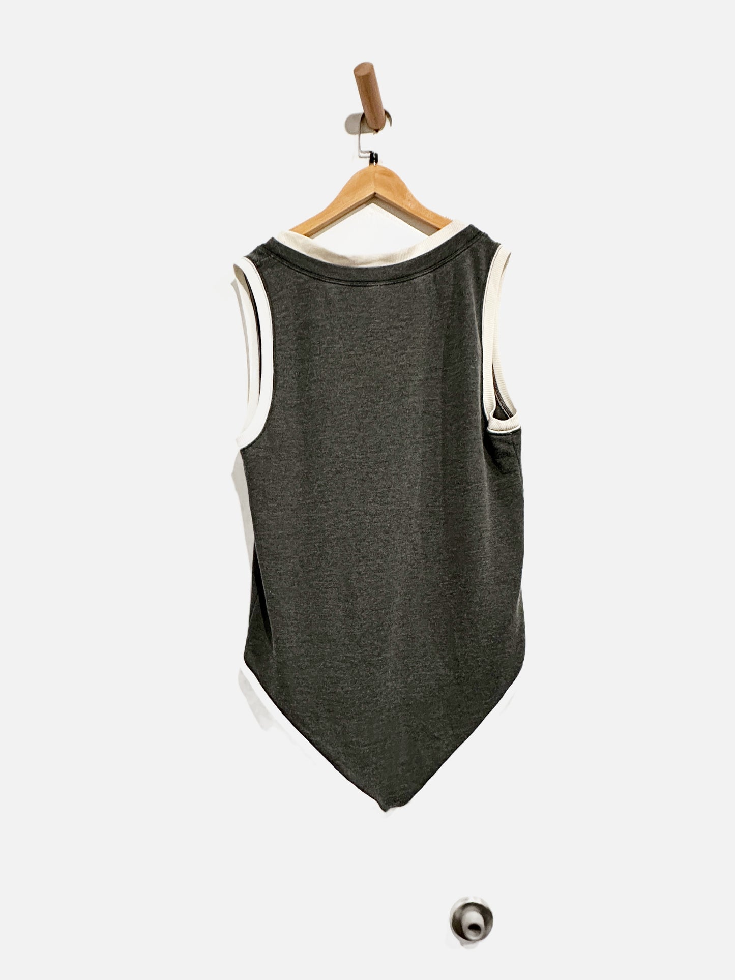 $$ Free People Cozy Cool Girl Grey Bodysuit - Large