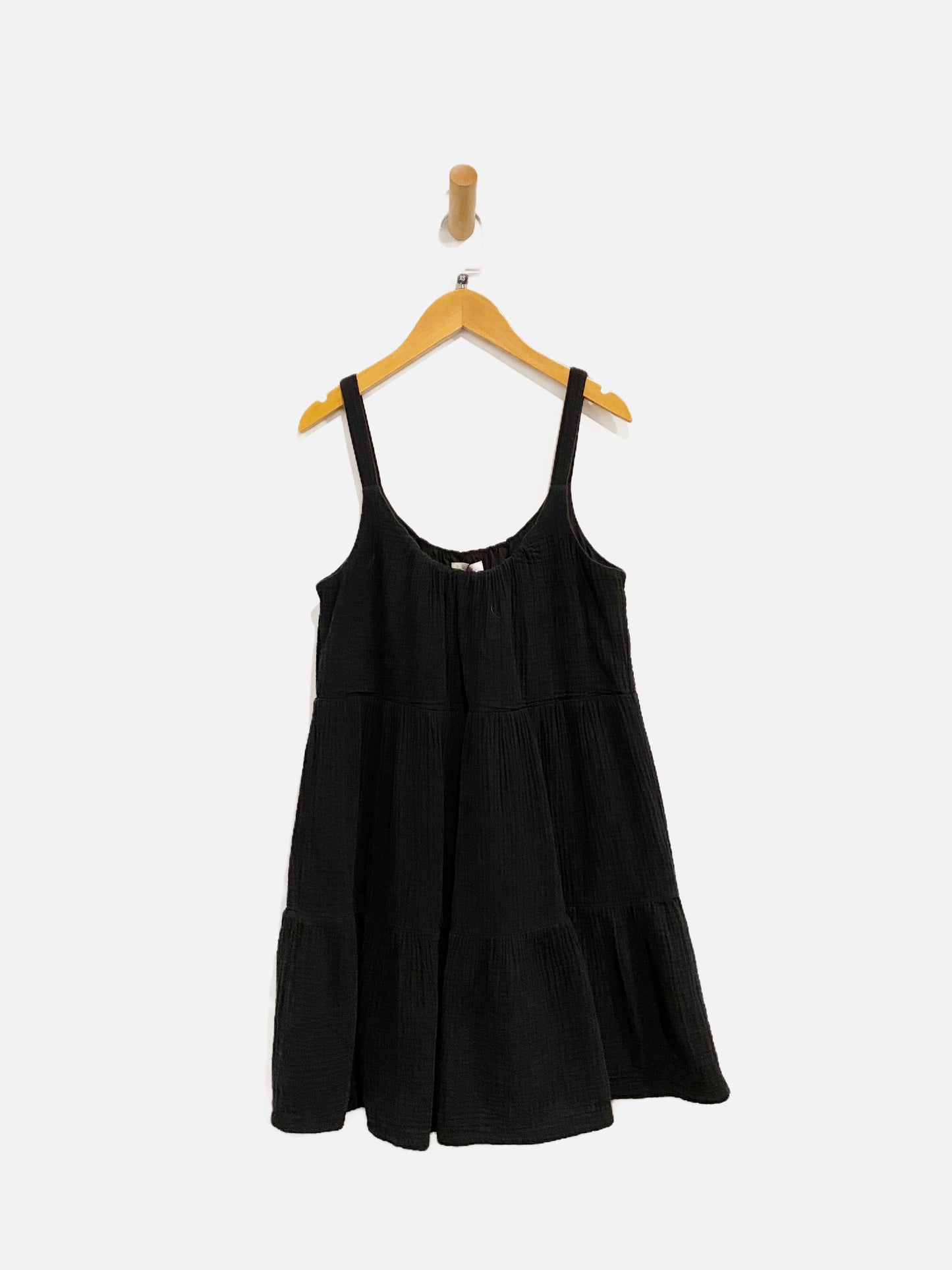 Z Supply Black Tiered Mini Dress - XS