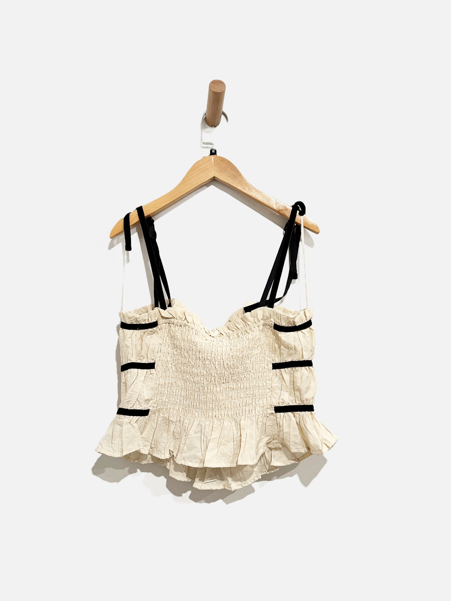 Thirty Thirty Cream Tie Tank - Medium