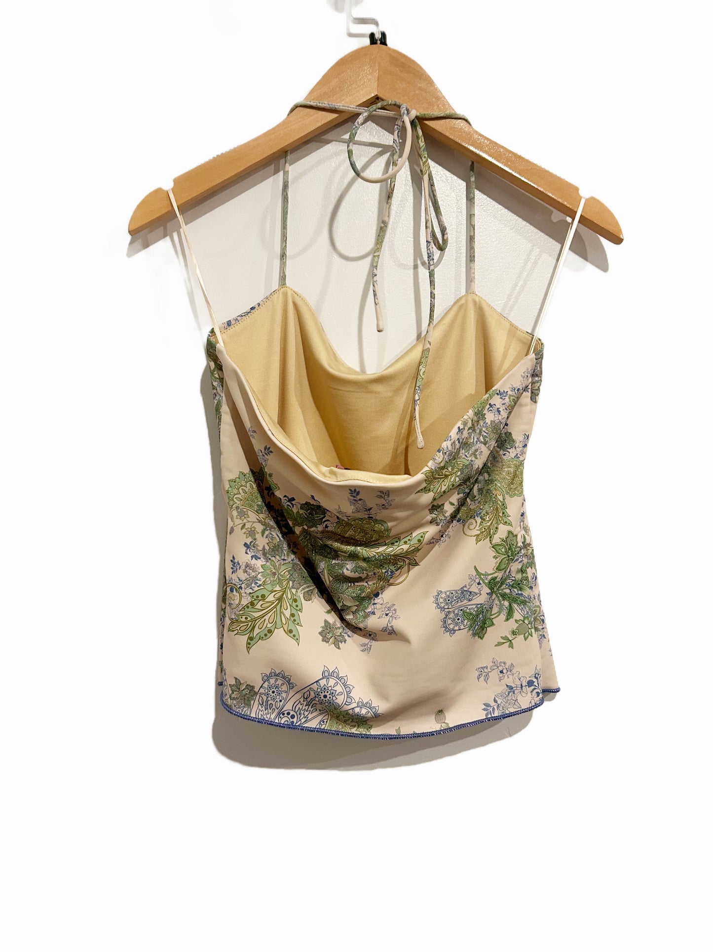 Edikted Garden Party Printed Halter Top - Small