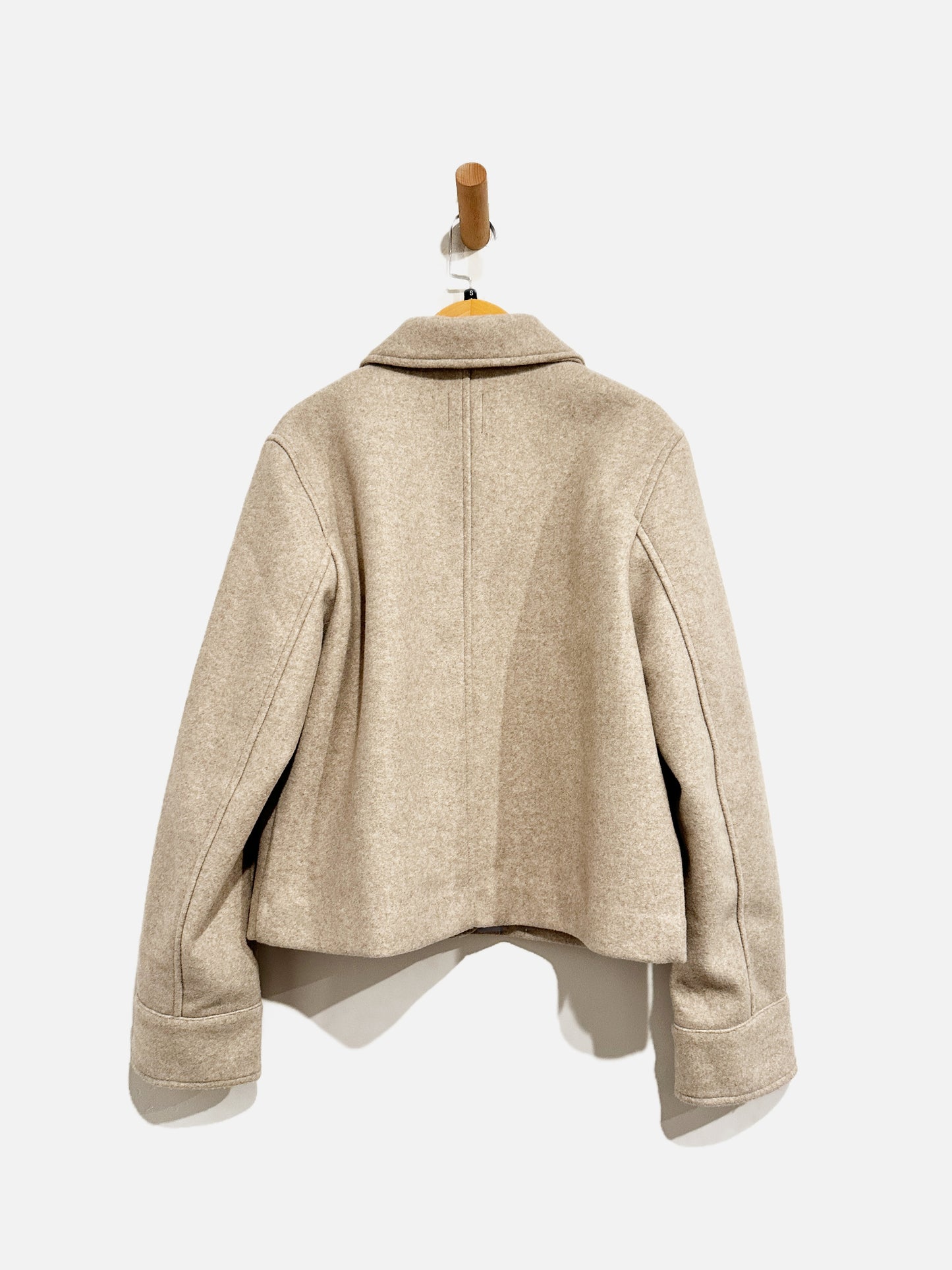Zara Tan Cropped Jacket - Small