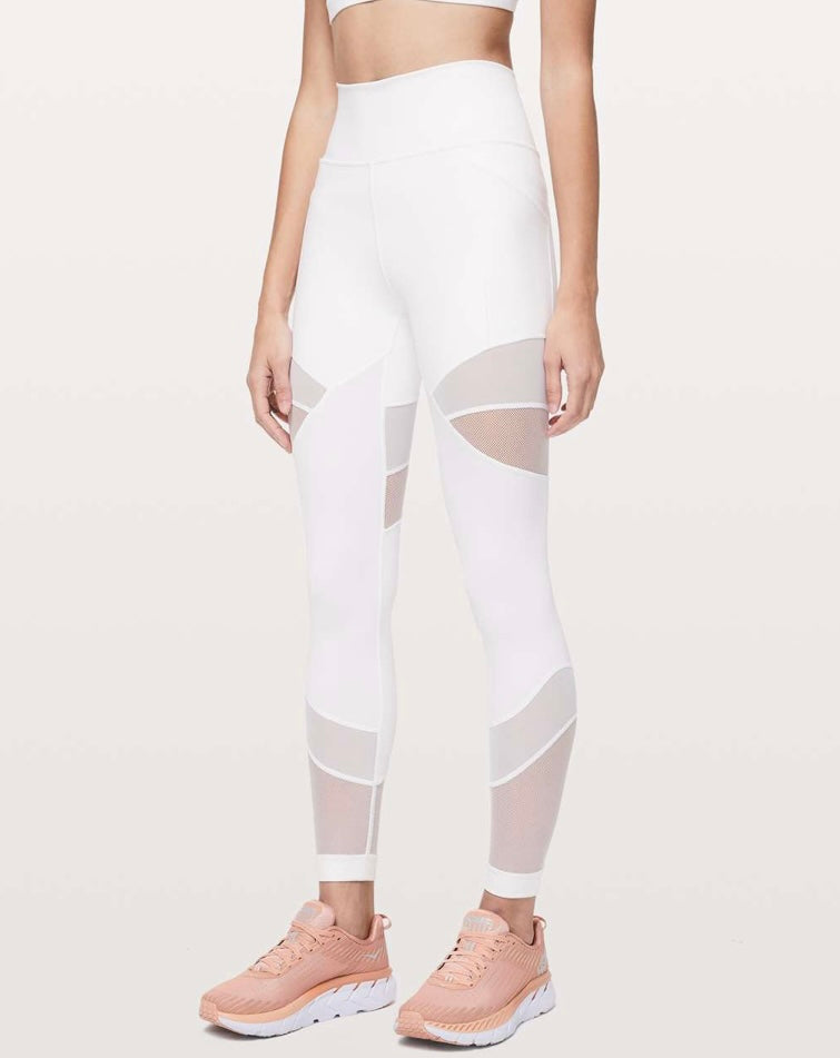 Lululemon Forget the Sweat White Leggings - 0