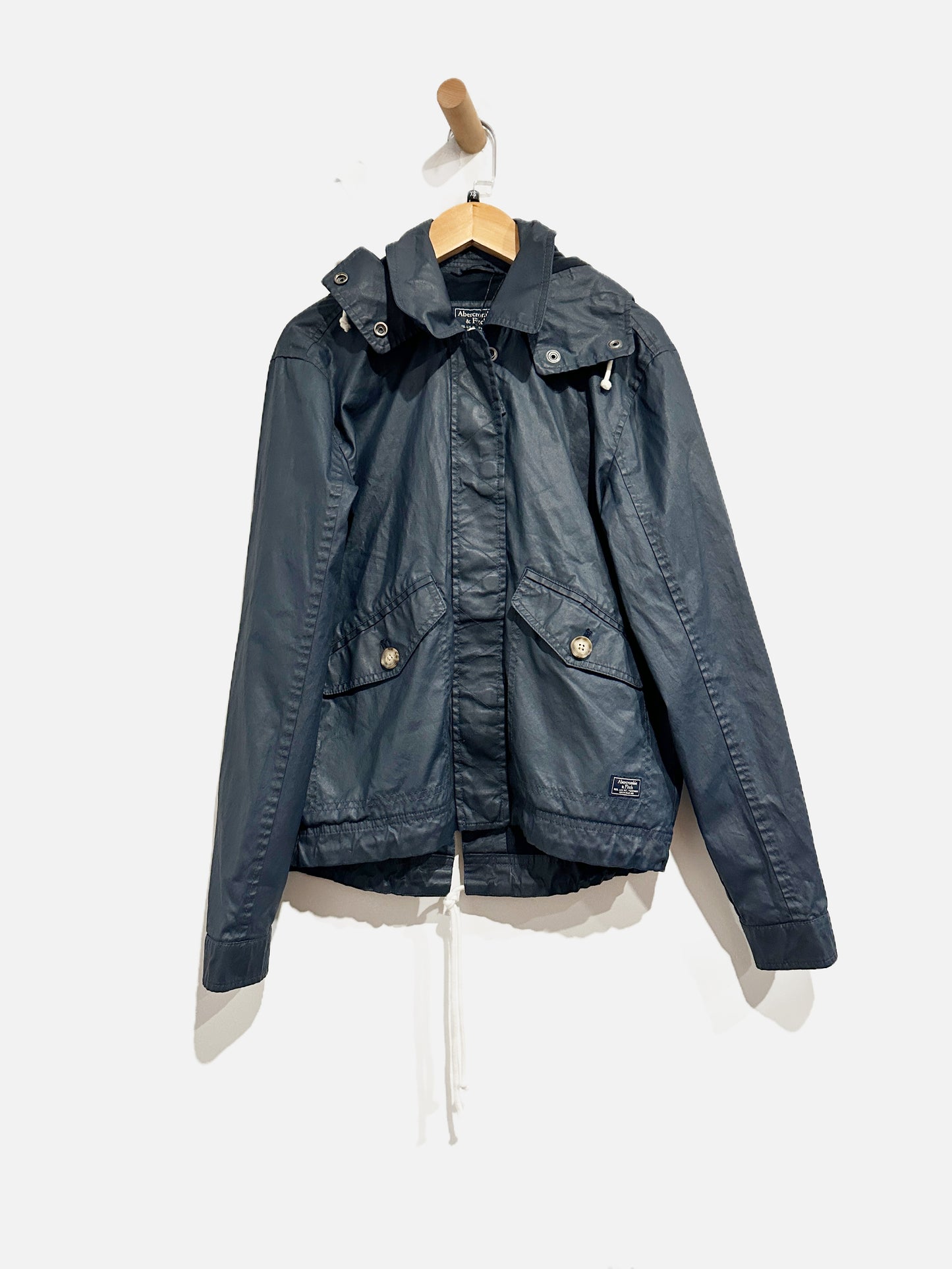 Abercrombie & Fitch NWT Navy Rain Jacket - XS