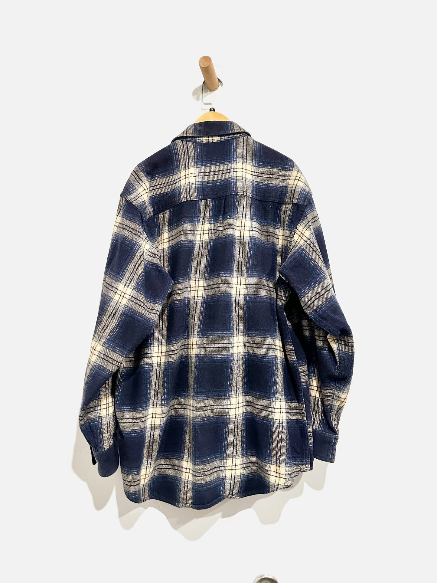 Field & Stream Men’s Blue Plaid Flannel - Medium