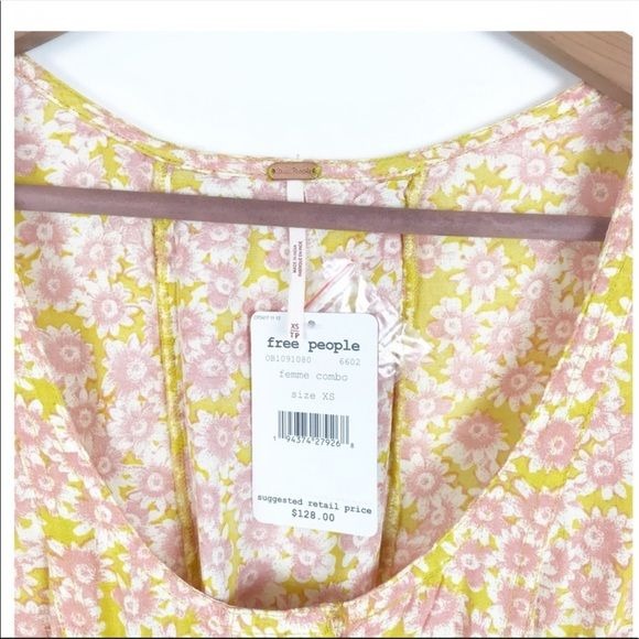 Free People Laced Up Mini Dress in Femme Combo Size XS