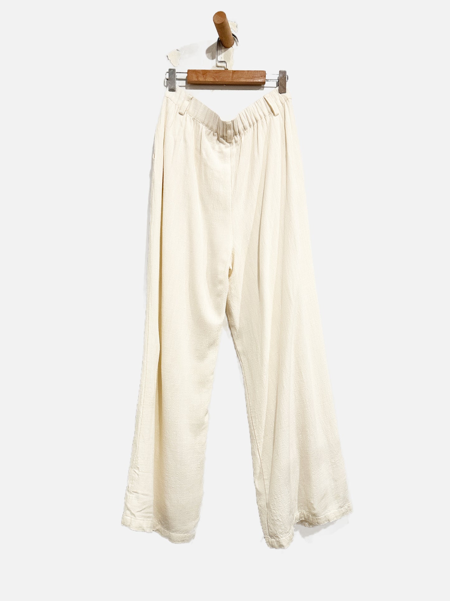 Z Supply Cream Wide Leg Trousers - Small
