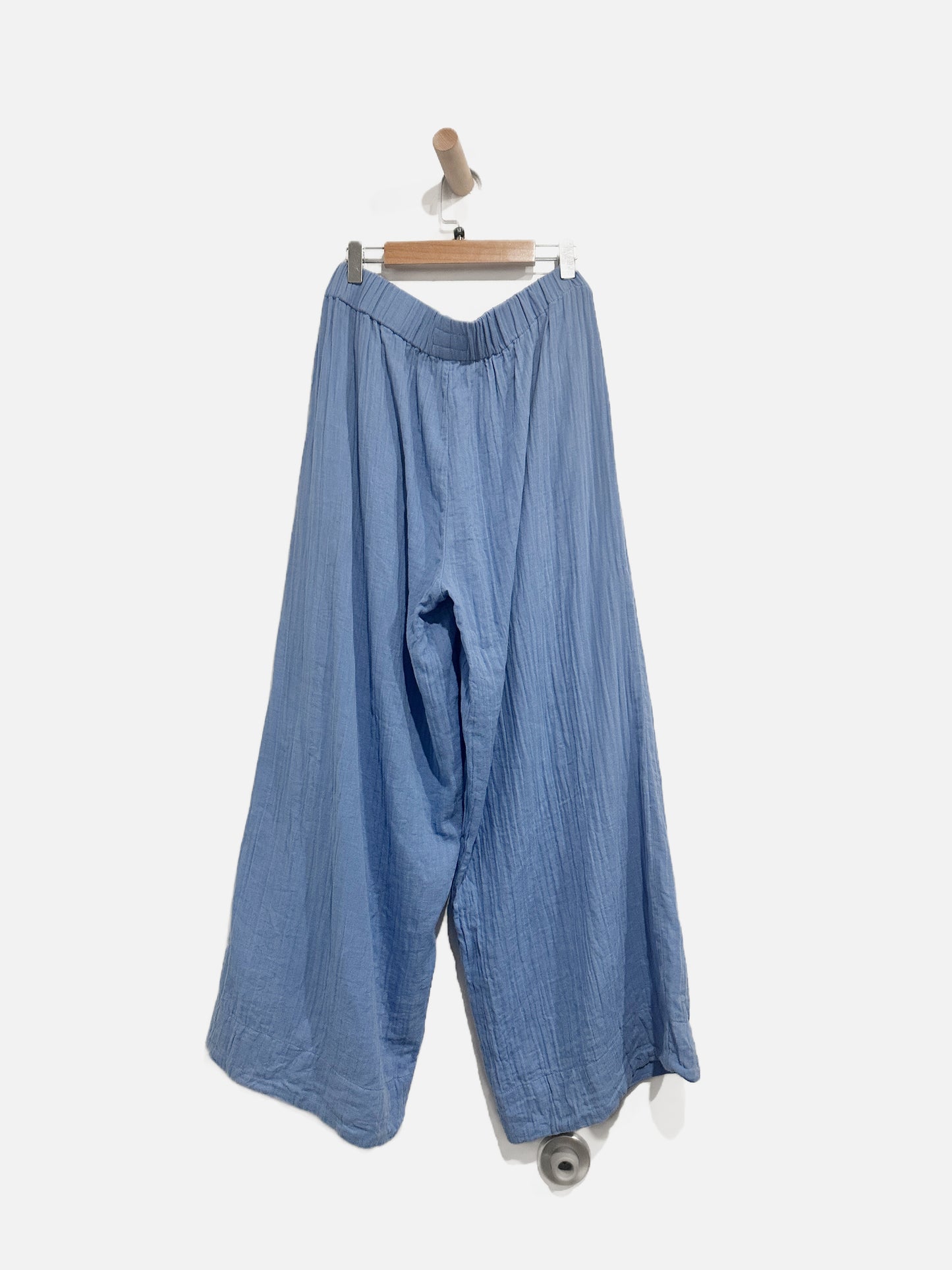 Pact Blue Cotton Tank and Pant Set - Medium