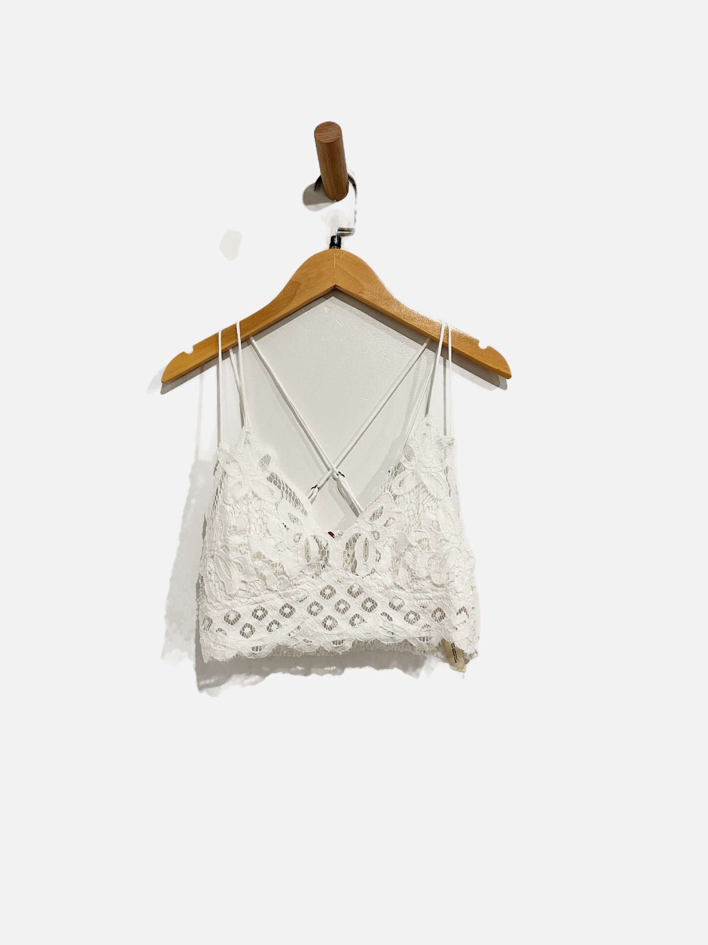 Free People Adella Bralette in White - Small