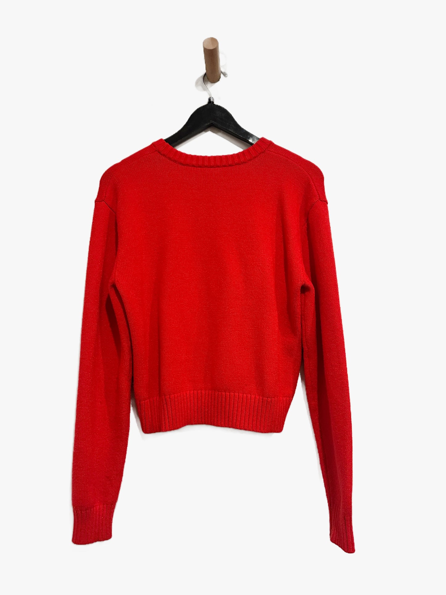 Good American Cozy Crewneck in Grenadine - XS