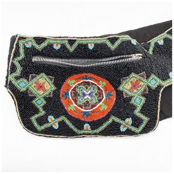 Christiana Vintage Beaded Fanny Pack Size Small