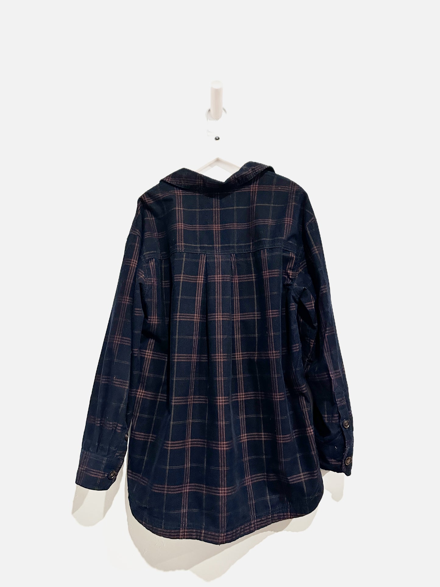 Madewell Kentwood Oversized Navy Corduroy Shirt-Jacket - Small