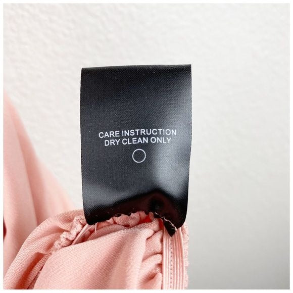 NWT Michael Costello X Revolve Kara Midi Dress in Light Mauve Size Small