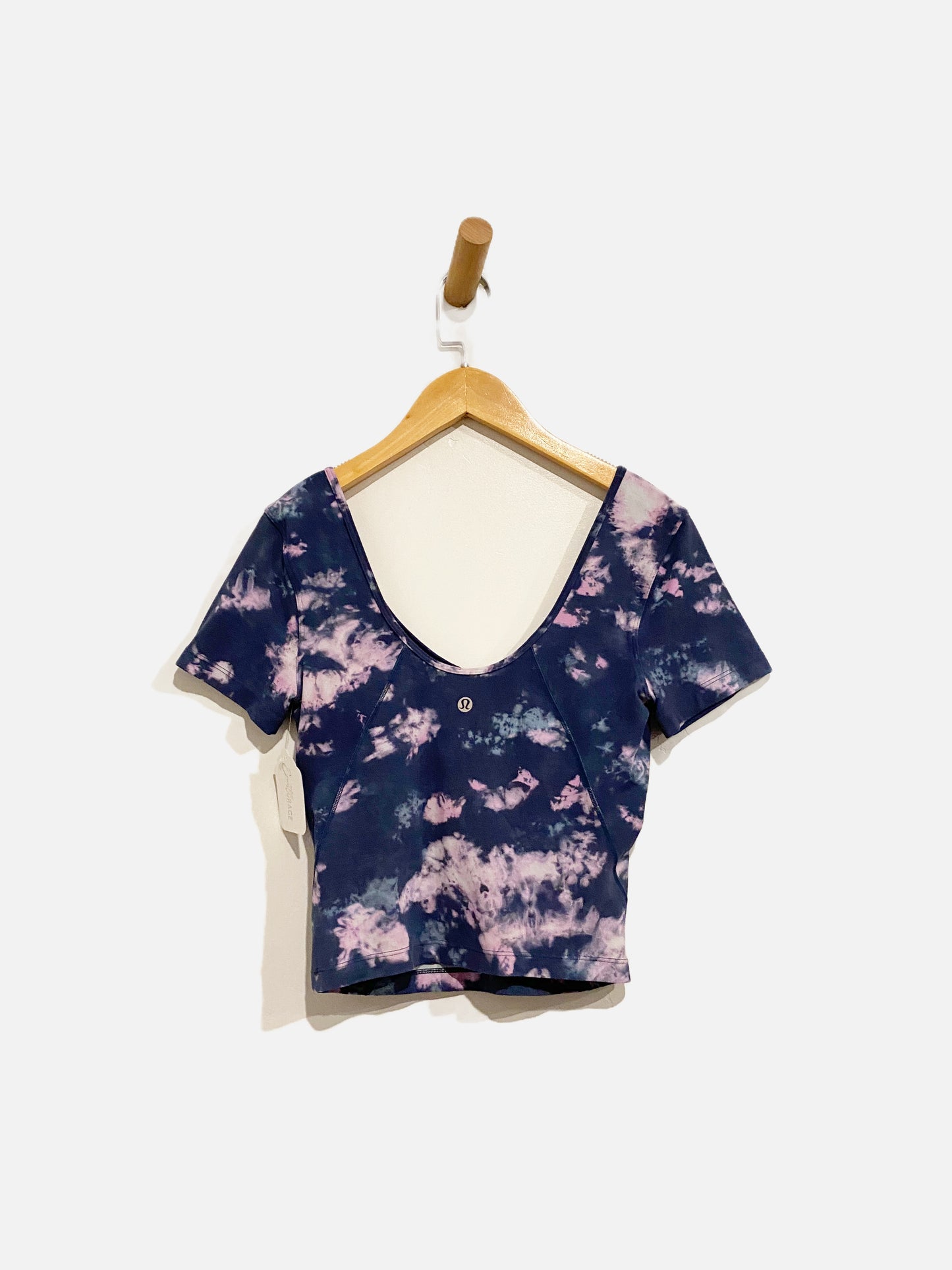 Lululemon Align Tee in Purple Tie Dye