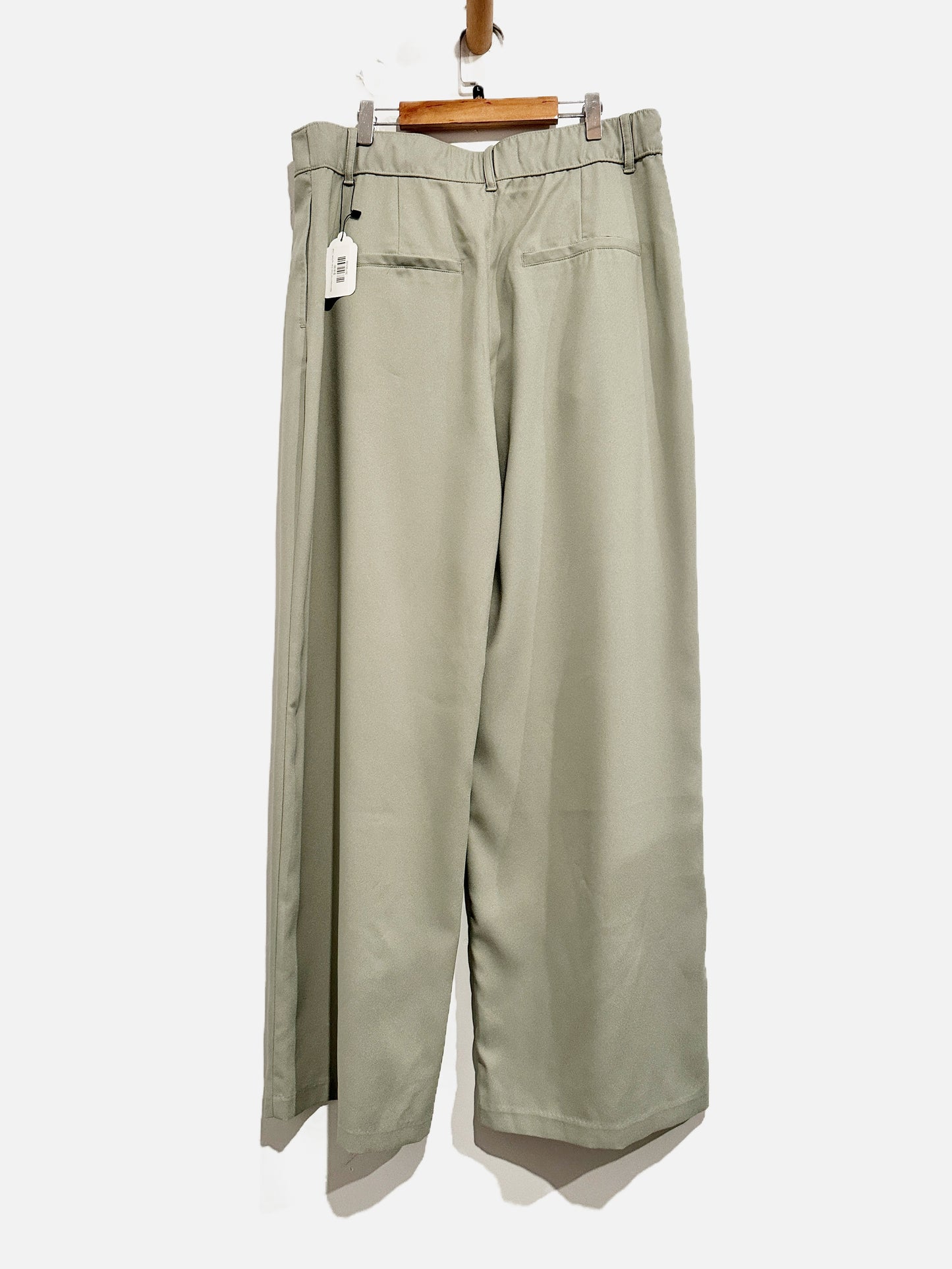 Abercrombie & Fitch Green Wide Leg Pants - Large